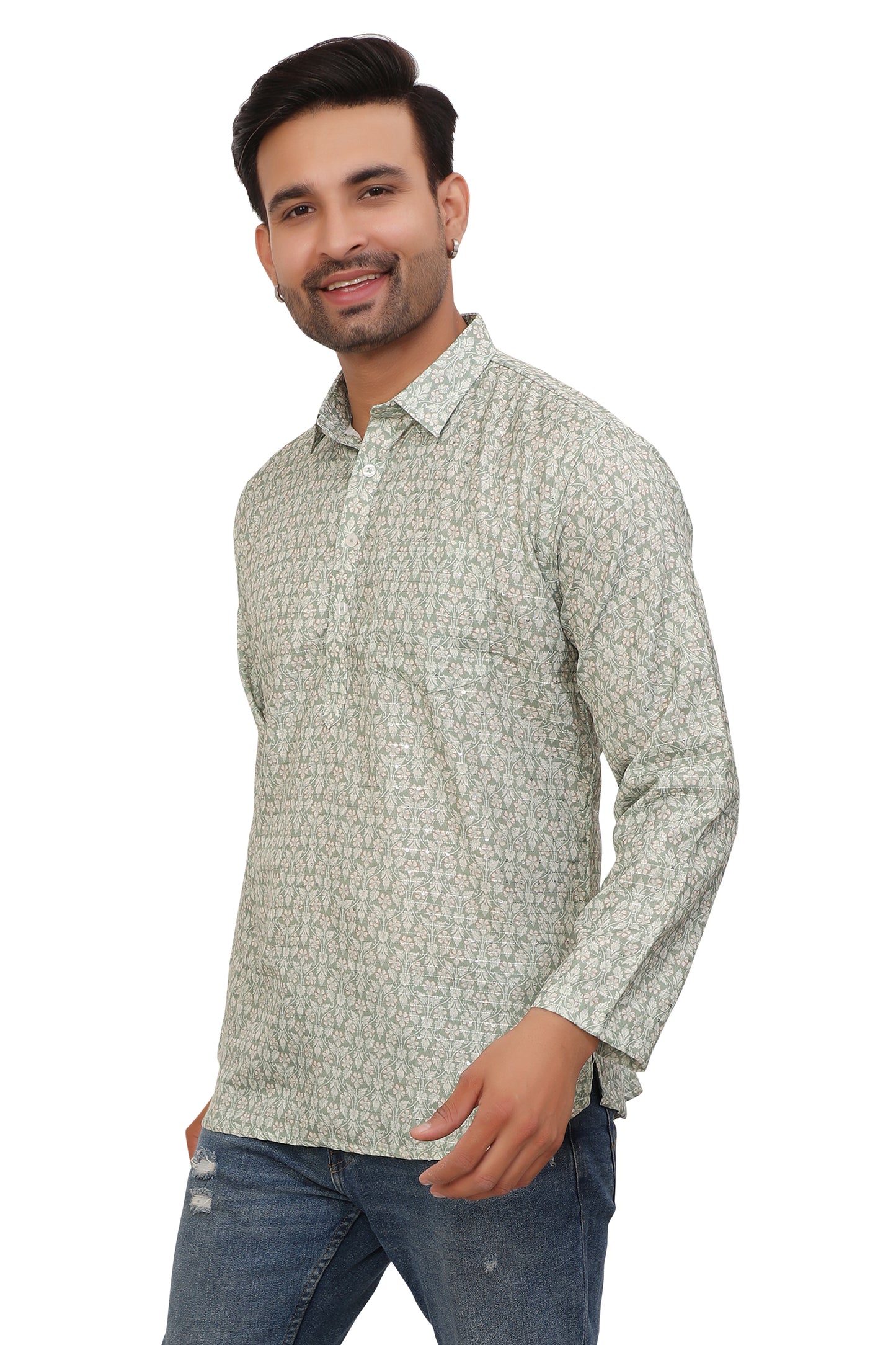 Mens Printed Kurti