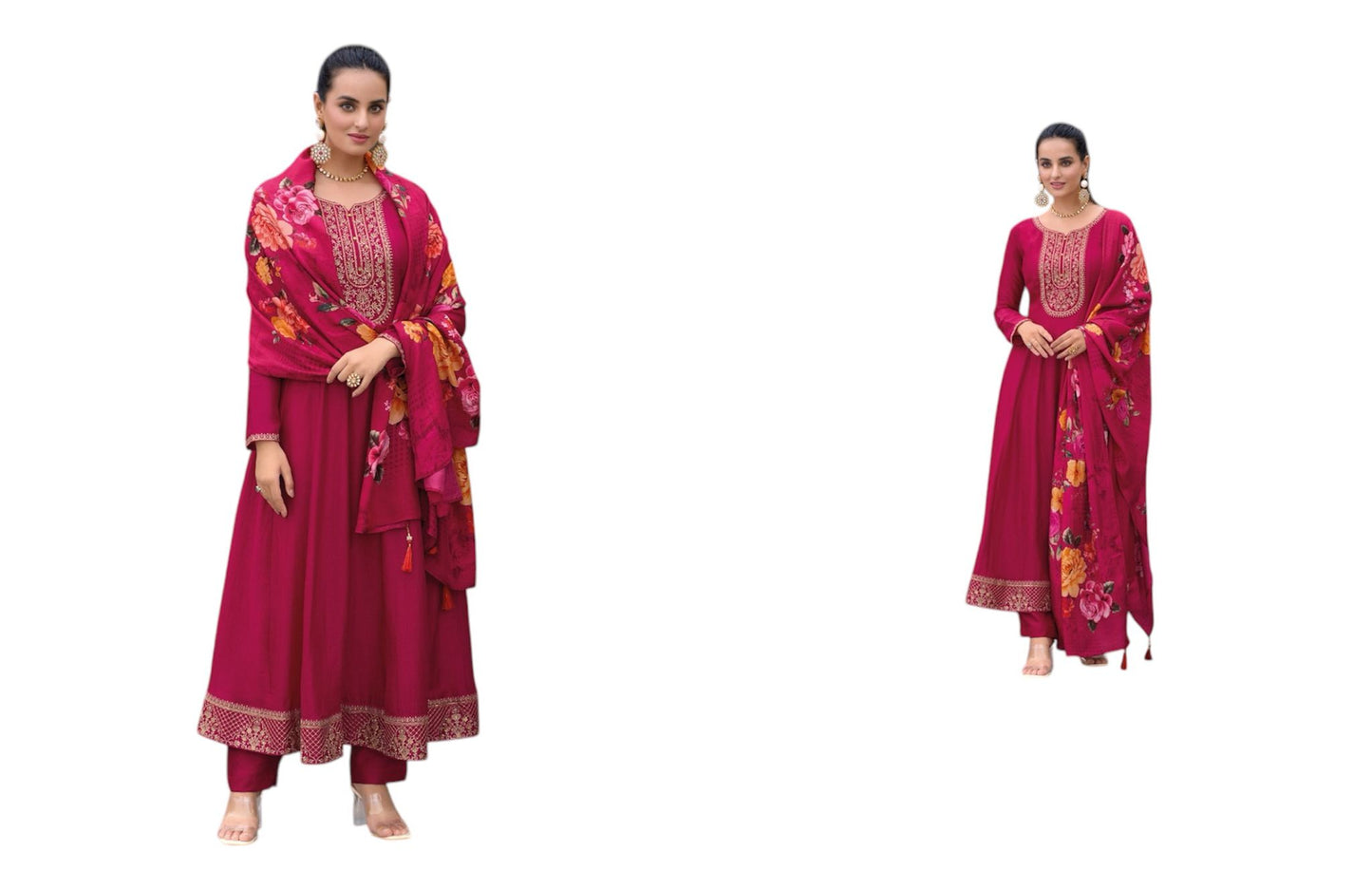 Flair Anarkali Kameez & Pants
