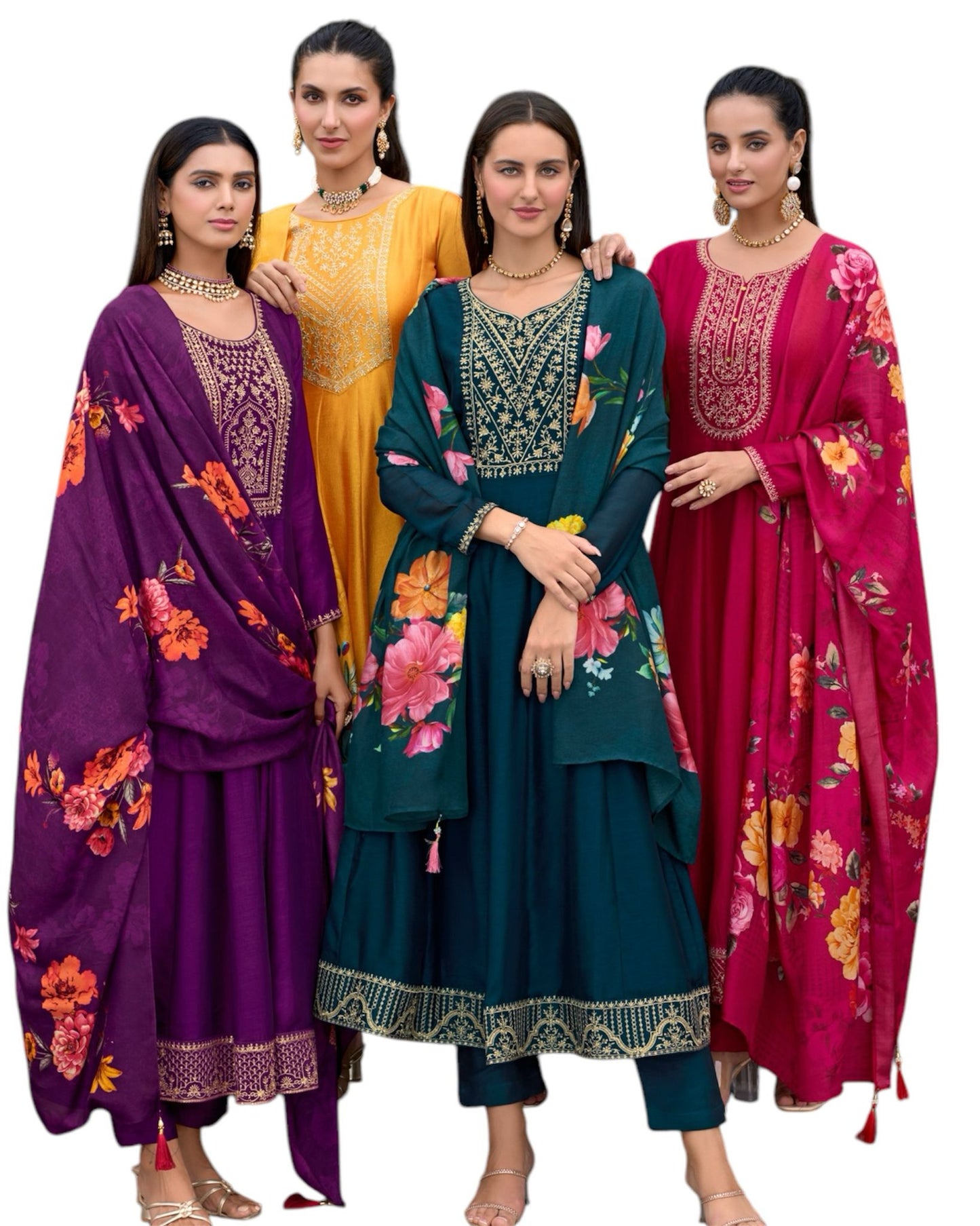 Flair Anarkali Kameez & Pants