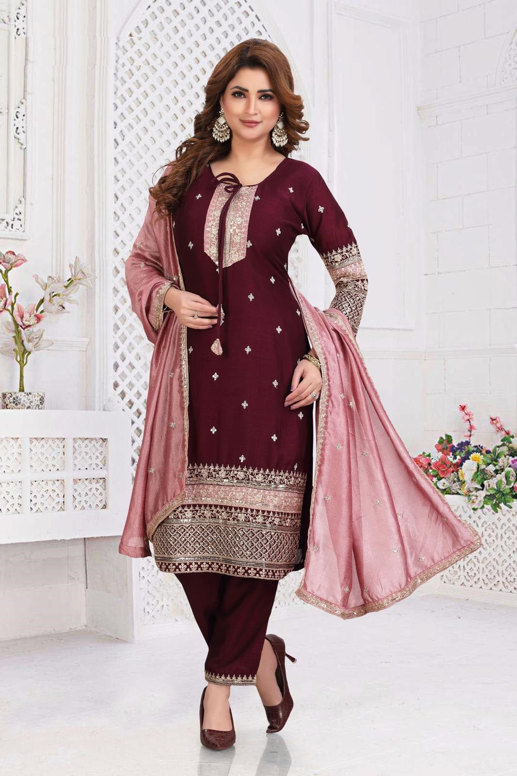 Sheetal Straight Kamiz & Pants