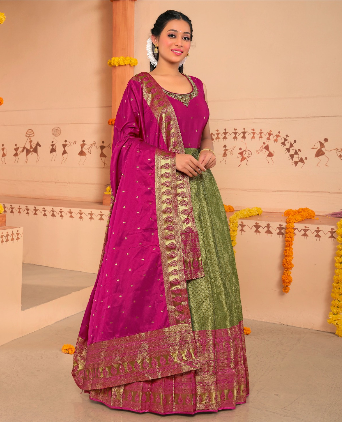 Anu Silk Long Dress (Copy)