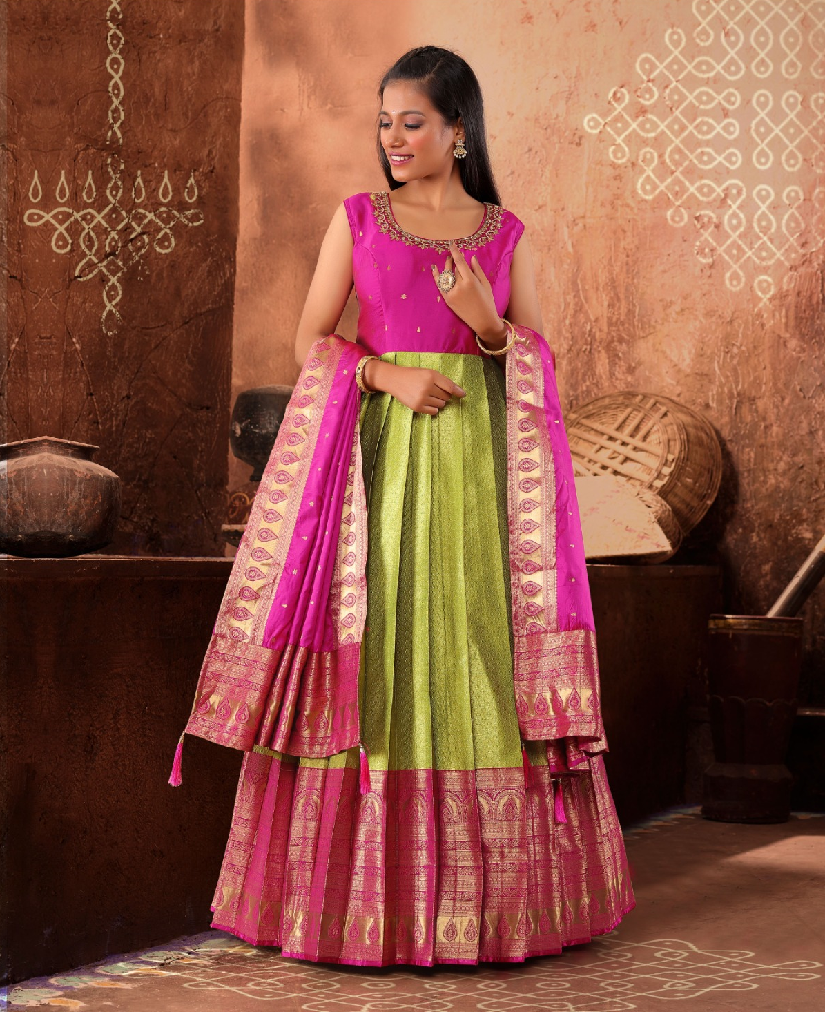 Anu Silk Long Dress (Copy)