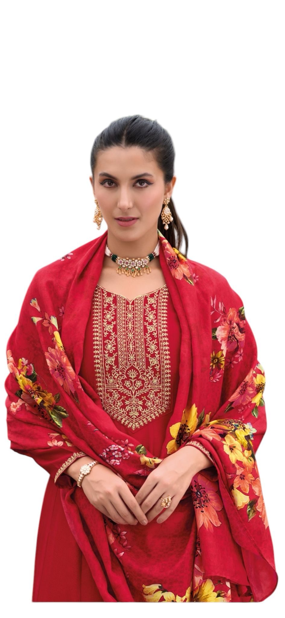 Flair Anarkali Kameez & Pants