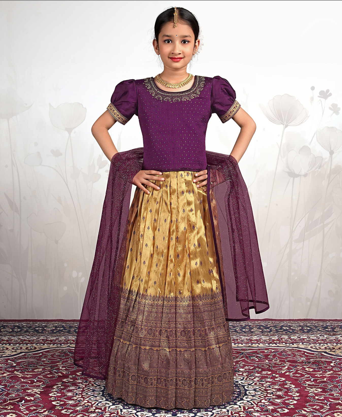 Girls Lahenga Choli Suit