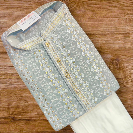 Mens Sequins Kurta Set
