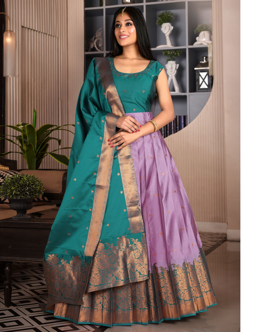 Sanjana Silk Long Dress