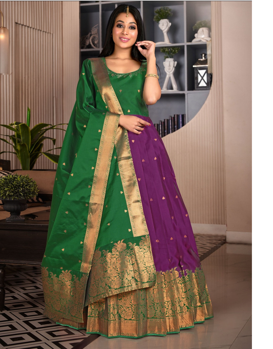 Sanjana Silk Long Dress