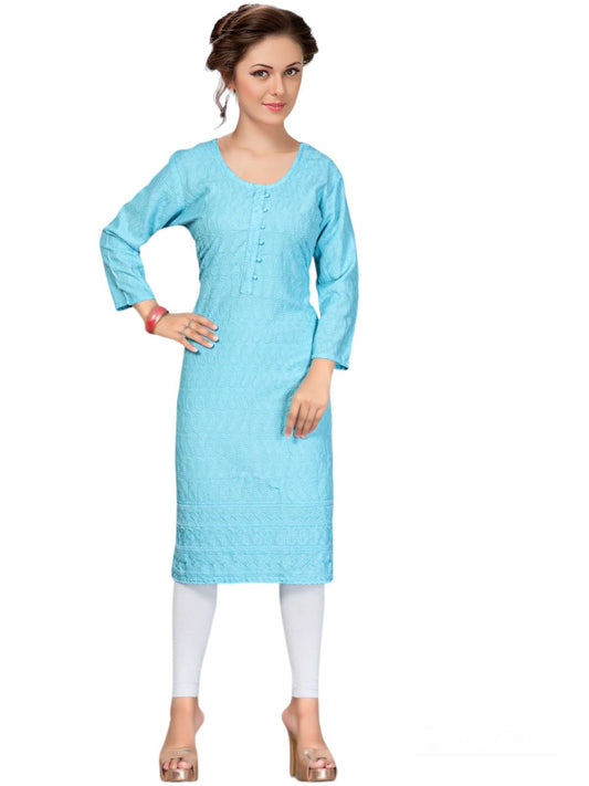 Sky Blue Ladies kurti