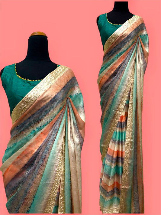 Georgette Printed Saree