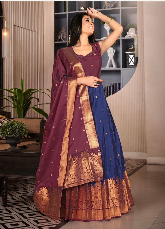 Sanjana Silk Long Dress